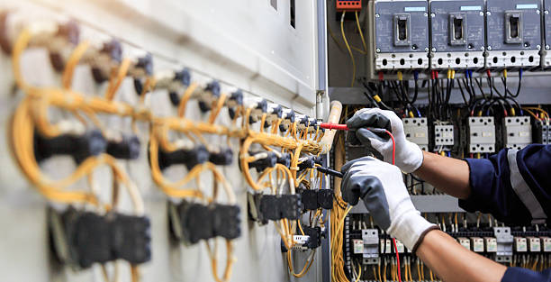 Professional Electrician technician working in Woodfin, NC